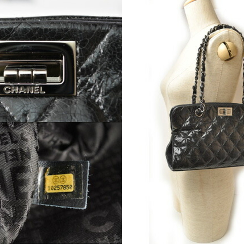 CHANEL Black Leather Tote Bag - Picture 2 of 13